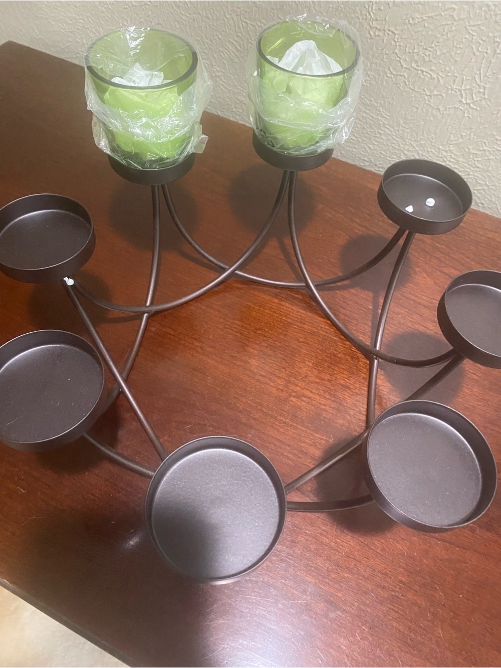 Retired, Party lite RING OF LIGHT Centerpiece Item #P90297 - Picture 3 of 7